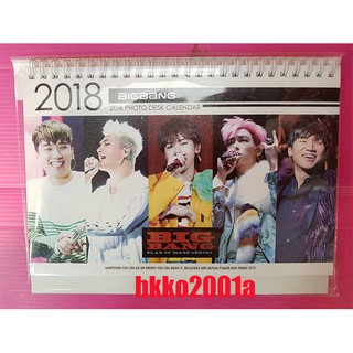 BIGBANG [ 2018 桌曆 ] 現貨★hkko2001a★Photo Disk Calendar 年曆