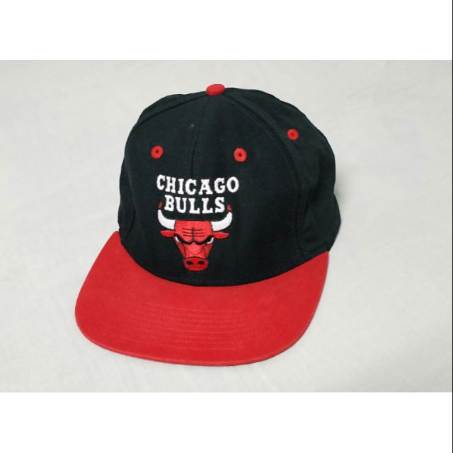 正版 NBA Chicago Bulls hat 芝加哥 公牛 帽子 球帽 棒球帽 紅黑 adidas