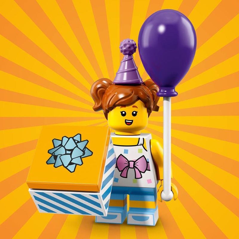 《Bunny》LEGO 樂高 71021 6號 紫色汽球女孩 第18代人偶包