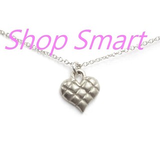 Dogeared 台北ShopSmart直營店 菱格紋愛心 Quilted Heart 溫暖我心 925純銀項鍊