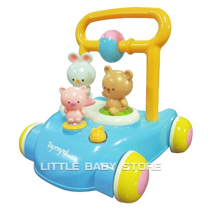 LittleBabyStore-Toyroyal樂雅 森林好朋友音樂助步車 音樂學步車 助步車