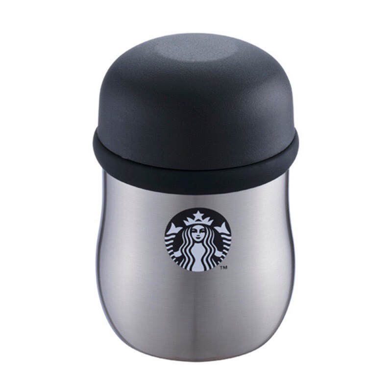 星巴克Starbucks ☕️黑蓋女神餐食罐組附提袋及折疊湯匙