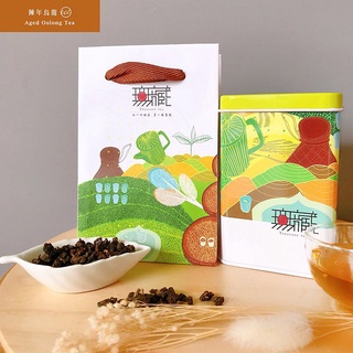 【無藏茗茶】阿里山陳年烏龍茶 光陰的味道故事茶 100g茶葉方罐裝