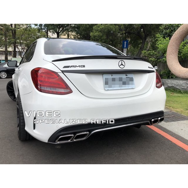 巨城汽車 BENZ W205 AMG C63樣式 空力套件-後保桿總成 C180 C200 C250 C300 C450