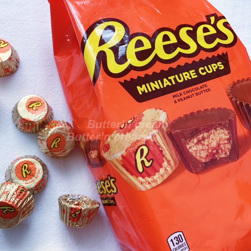 【奶油奶油】現貨 美國 Reese’s miniature cups 花生醬巧克力杯 迷你杯 單個