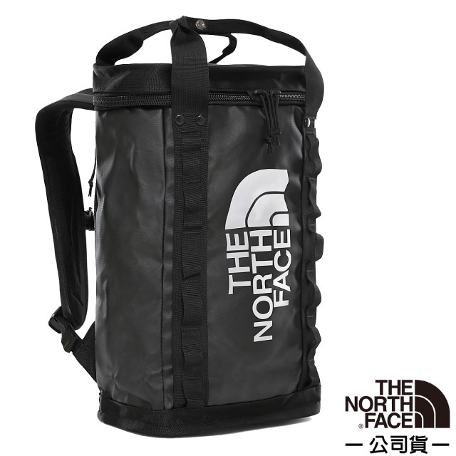 【The North Face】Explore 多功能日用耐磨雙肩後背包14L.電腦背包/黑_3KYV