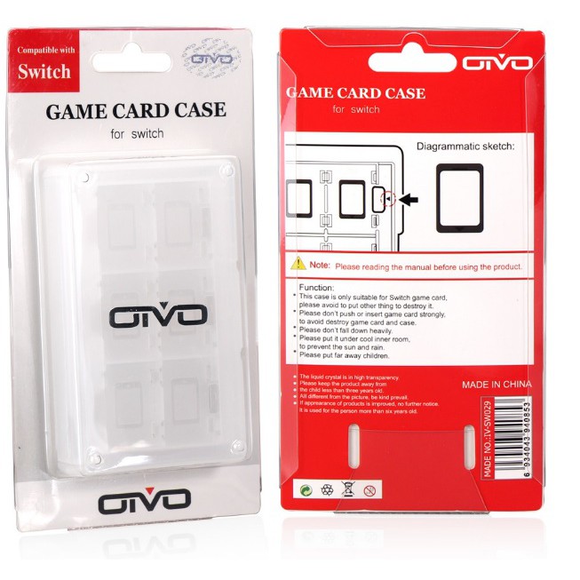 [日本貓雜貨舖](2,3PWR510)OIVO switch 24片 12片遊戲收納盒  卡帶盒 收納盒 保護盒