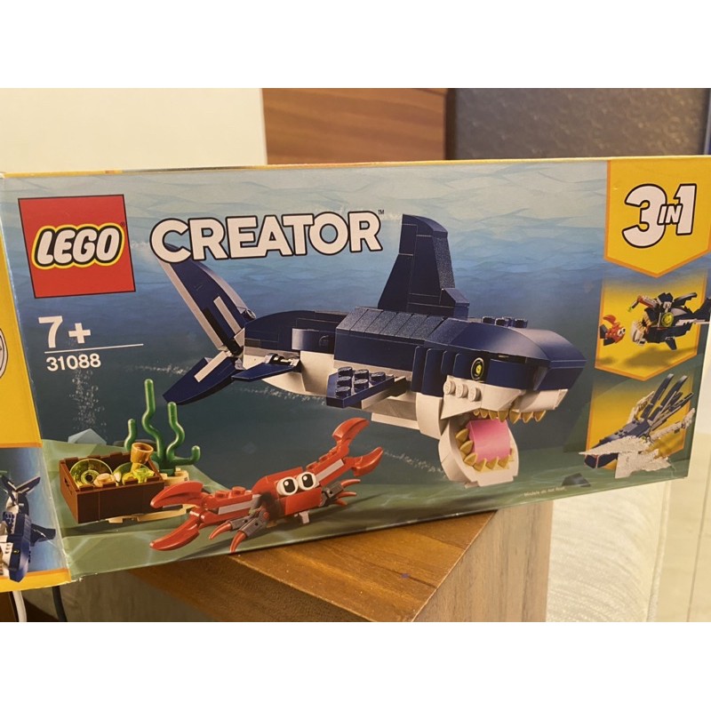LEGO積木鯊魚三合一