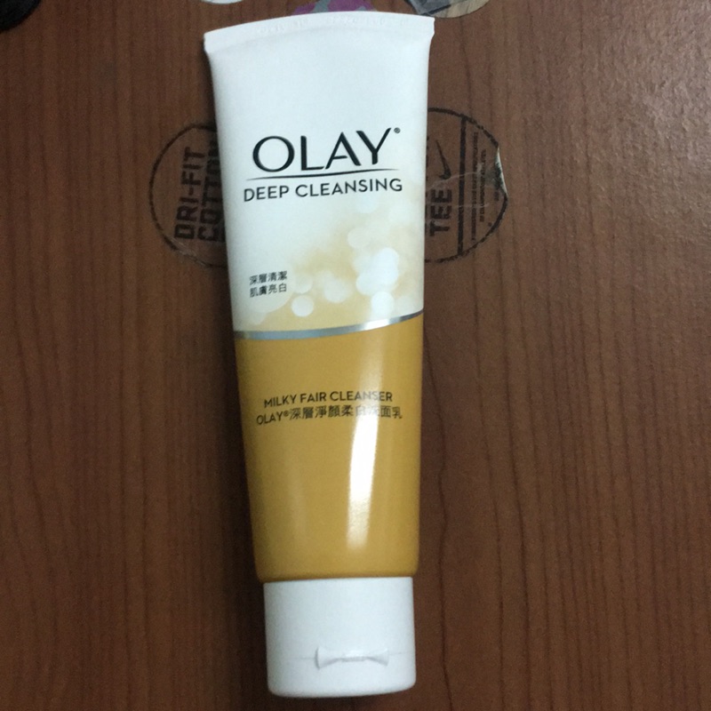 全新OLAY深層淨顏柔白洗面乳100g