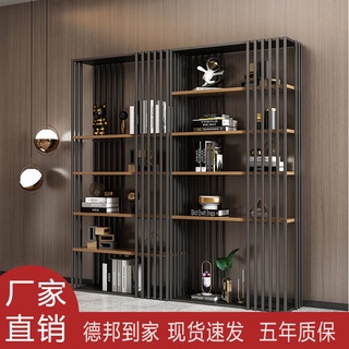 鐵藝多層書架落地隔斷置物架客廳隔斷辦公室玄關櫃屏風裝飾展示架ou19971019