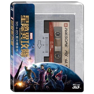 二手《星際異攻隊》超絕版3D+2D雙牒鐵盒版藍光BD(得利公司貨)(侏羅紀世界3統霸天下.魔球.星際過客)克里斯普瑞特