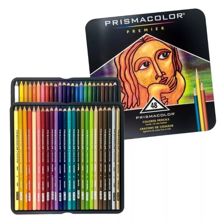 美國 PRISMACOLOR 頂級油性色鉛筆 48色