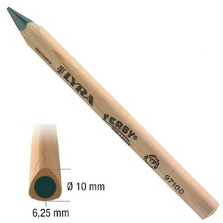 德國LYRA 兒童三角原木鉛筆(12cm)/單支 1810101