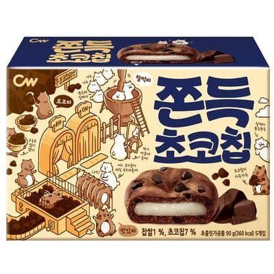 \\24H出貨 韓國 CW巧克力麻糬餅//