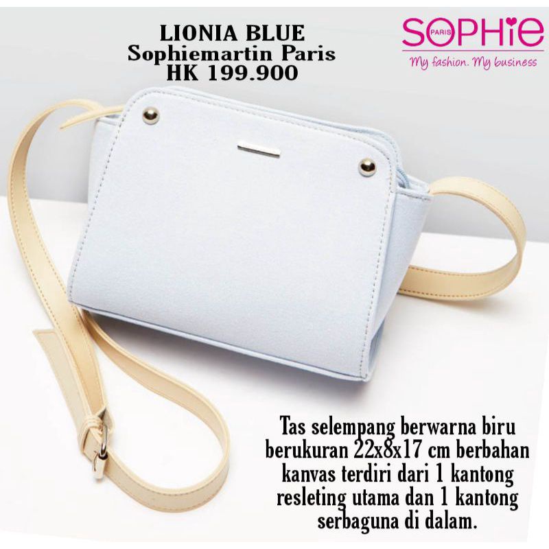 Sophie Paris 的 Lionia 藍色包