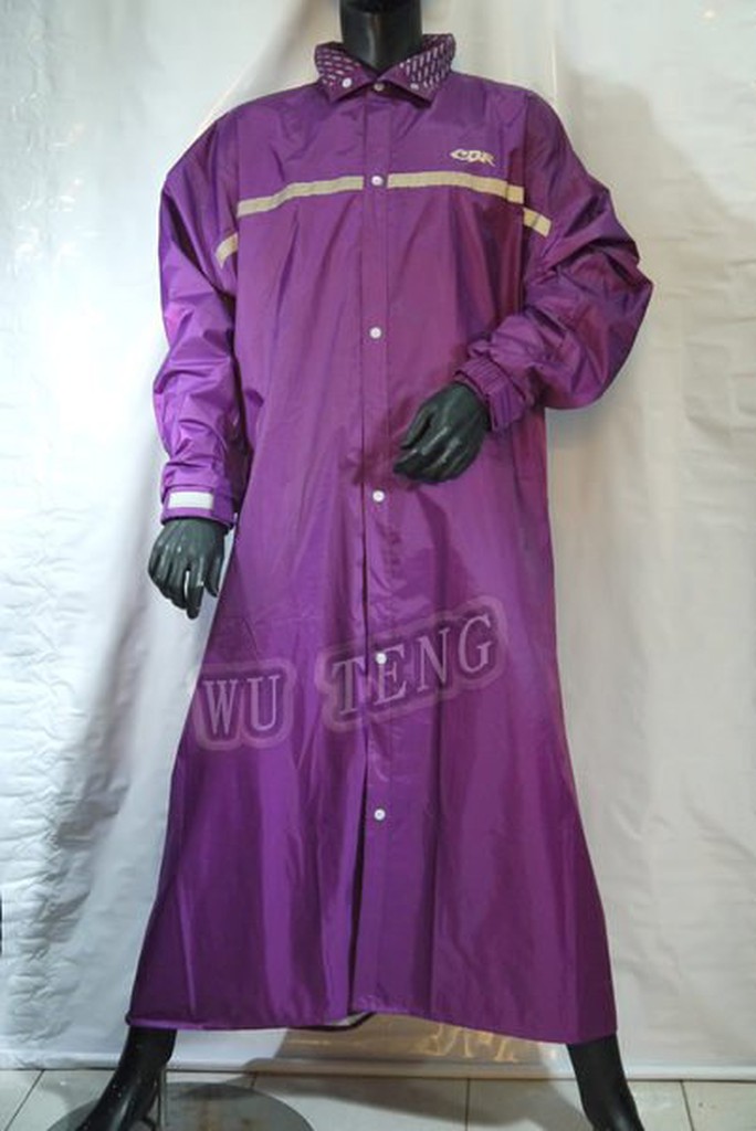 {WU TENG}羽量化超輕透氣雨衣~台灣原物料加工製造~高耐水壓1500mm/H2O~前開式雨衣~安全帽