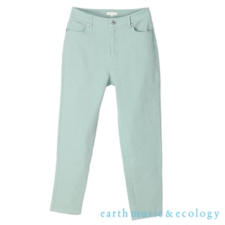 earth music&ecology 淺綠錐形剪裁牛仔褲(1H22L0F0140)