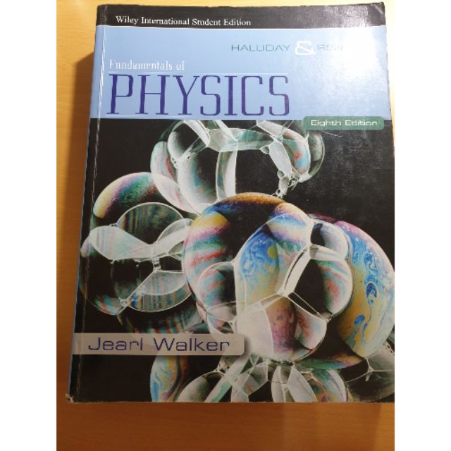 Halliday fundamentals of physics eighth edition 大學物理原文書 第八版