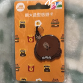 LINE friends 造型悠遊卡-熊大咬一口