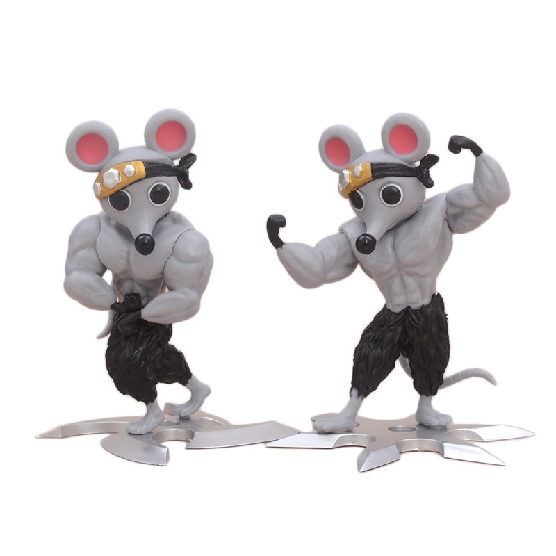 【佩斯多】鬼滅之刃 宇髓天元 gk 肌肉鼠 老鼠 遊郭篇 模型 玩具 可愛 q版 忍者 音柱 老鼠  炭治郎 我妻善