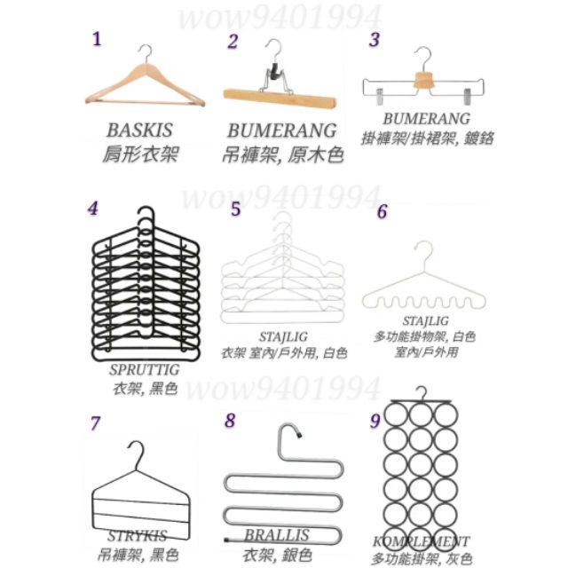 ☀《Fei代購 》IKEA宜家家居 肩形衣架 吊褲架 掛褲架 / 掛裙架 衣架 黑色 衣架, 白色 多功能 掛物架 掛架