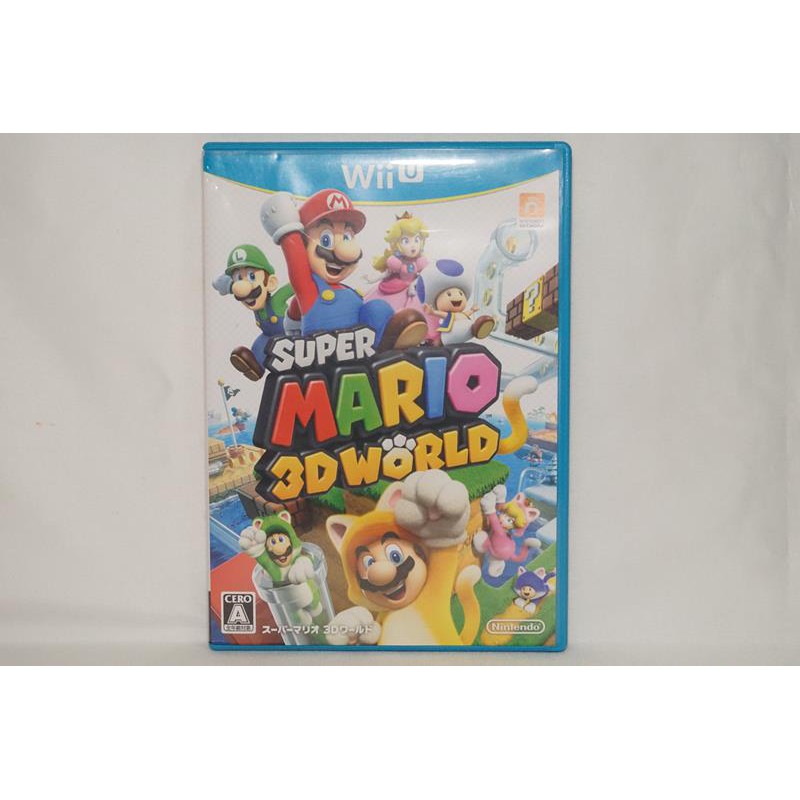 日版 WiiU 超級瑪利歐3D世界 SUPER MARIO 3D WORLD