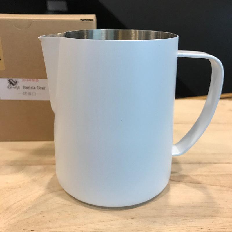 Barista Gear BG 不鏽鋼 拉花鋼杯 烤漆白 20oz/24oz