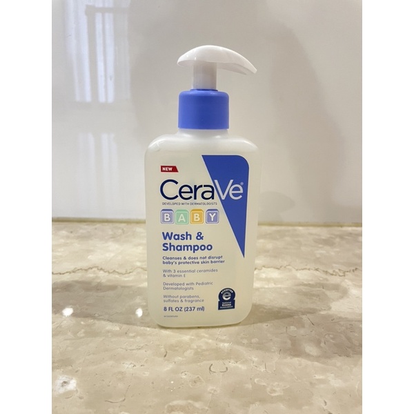 Cerave 嬰兒兒童溫和沐浴乳 洗髮精237ml 全新正品