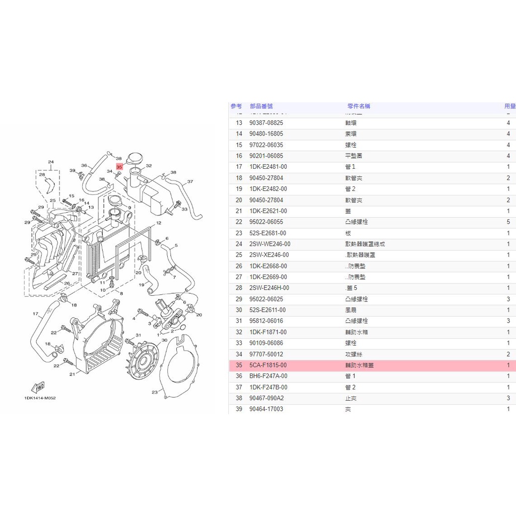 Force155 原廠 輔助水箱蓋 預備水箱蓋 YAMAHA正廠零件