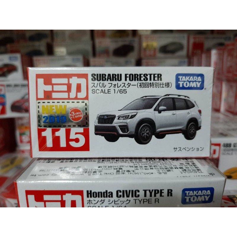 Tomica 115 FORESTER 初回 全新未拆