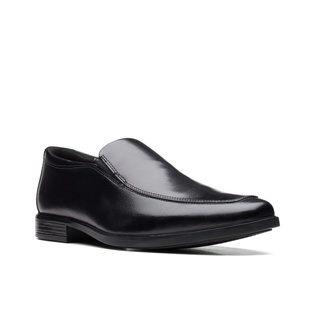 【Clarks】寬楦柔軟皮革正裝套入鞋 Howard Edge 018-M62246D