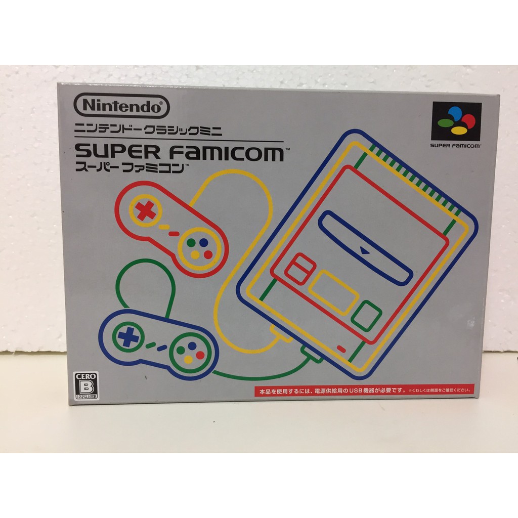 小花的店 Nintendo 任天堂經典迷你超任 SUPER FAMICOM   任天堂遊戲機 日規 日本原裝進口
