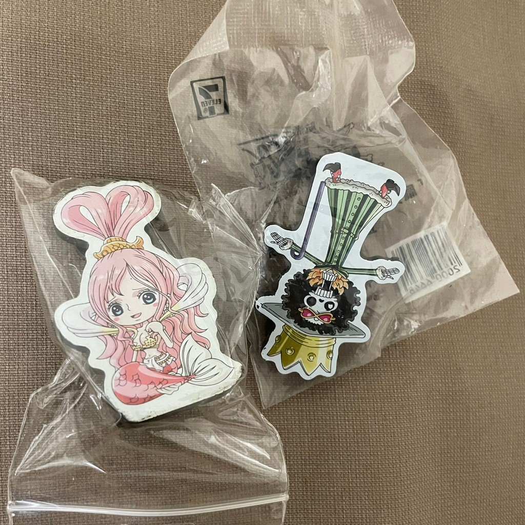 航海王造型立式memo夾one Piece 布魯克人魚公主白星海賊王7 11 蝦皮購物