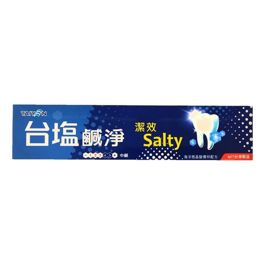 『牙膏』台塩生技 鹹淨潔效(中鹹) 海洋微晶塩獨特配方 150g