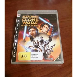 PS3 星際大戰 複製人戰爭 共和國英雄 英文版 CLONE WARS