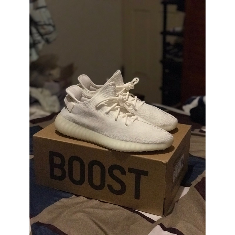 Adidas original YEEZY BOOST 350 V2 TRIPLE WHITE US11.5 （暫售）