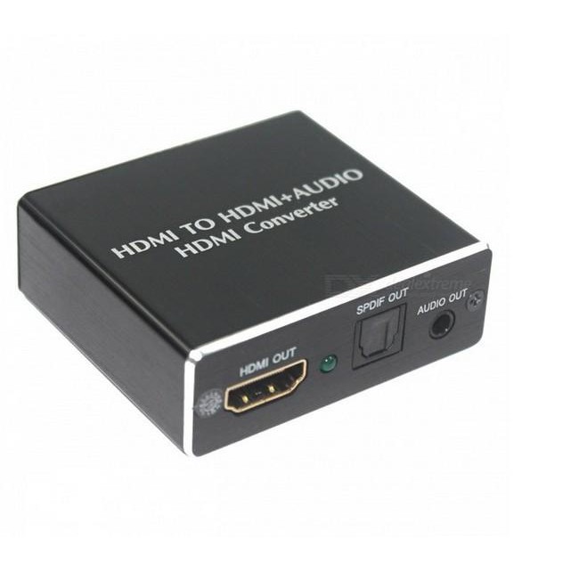 支援4K2K HDMI音頻分離器音源分離 HDMI TO HDMI+光纖SPDIF+3.5MM轉換器 音訊分離