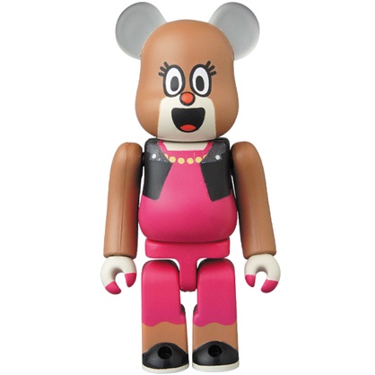 BEETLE BE@RBRICK S39 日本 NHK 教育台 鼴鼠 粉色 CUTE 庫柏力克熊 盒抽 100%