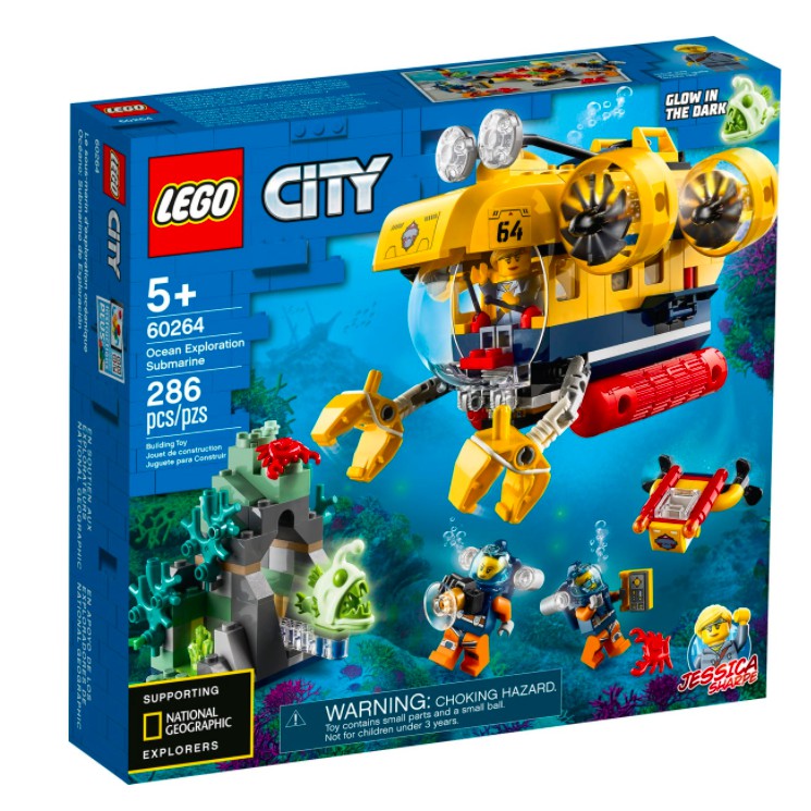 『現貨』LEGO 60264	City-海洋探索潛水艇      盒組     【蛋樂寶】