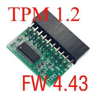 台北現貨 Authikey TPM 1.2 模組 20-1pin 9665