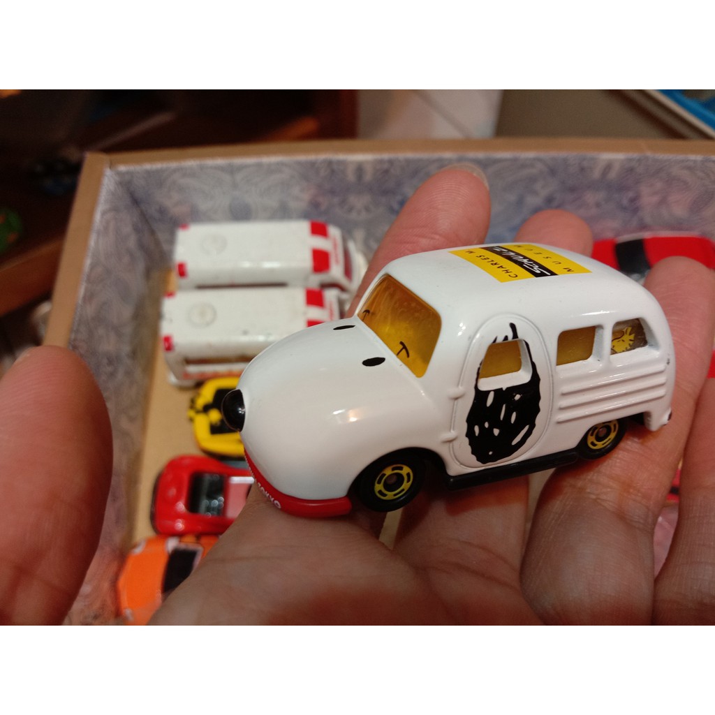Tomica 二手戰損合金車史努比博物館東京六本木 蝦皮購物