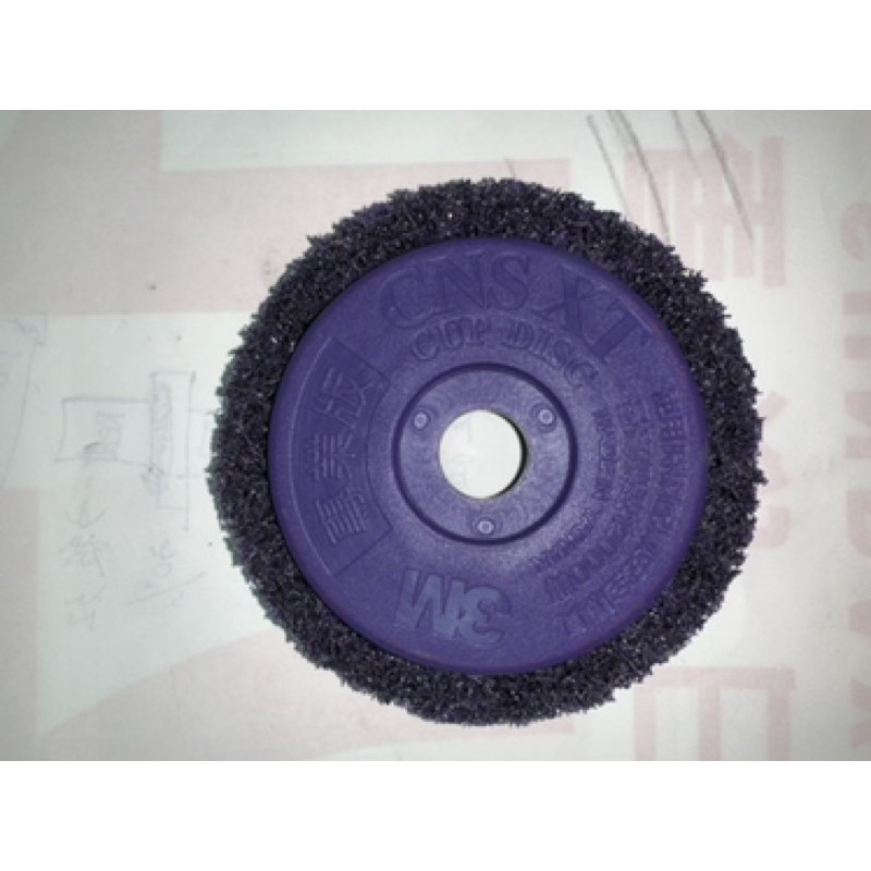 專業版紫色4吋黑輪片3M 紫金剛研磨片 4吋 專業版 不織布研磨盤 紫輪M10Scotch-Brite 砂輪機 砂輪磨片