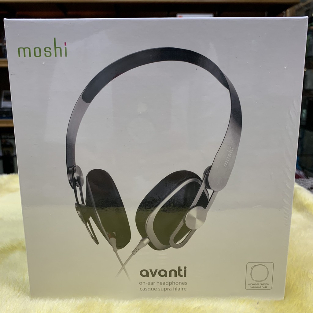 全新福利品 無保固 現貨 含運 Moshi Avanti 有線耳罩式耳機 3.5mm孔 符合人體工學 精緻設計 視聽影訊