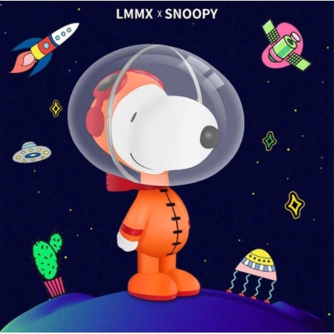 史努比太空系列 Snoopy盲盒 史努比公仔 盒玩 盲抽 玩具 手辦 單盒 潮玩 查理 Lucy