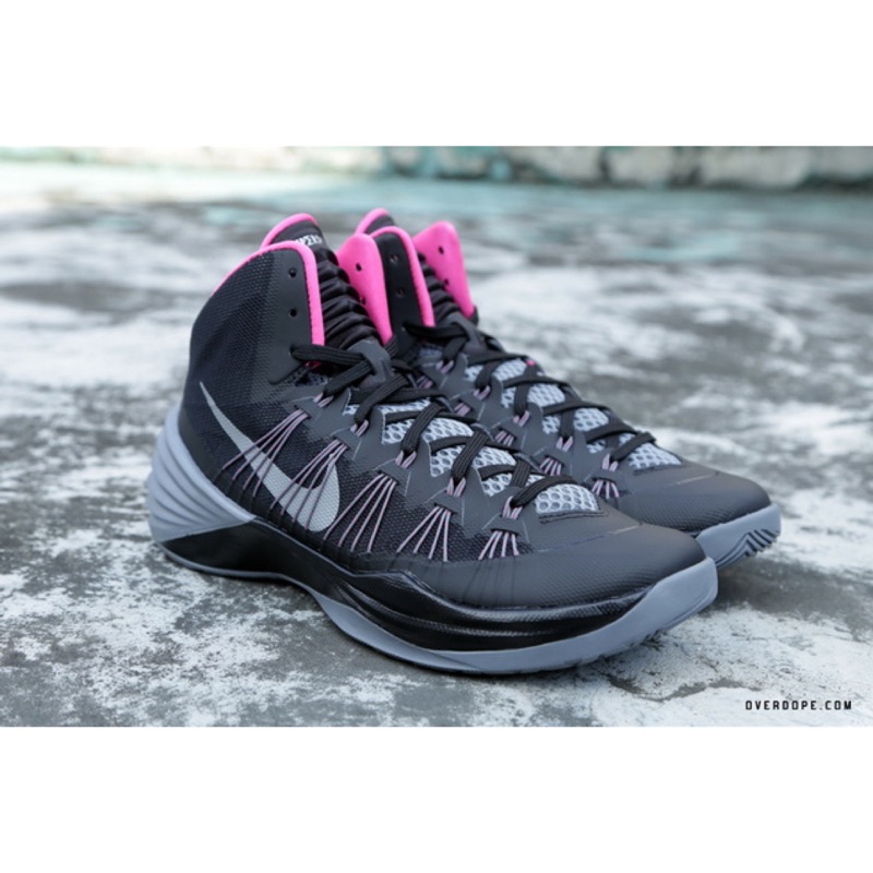 Nike Hyperdunk 2013 粉黑配色 US 10.5 附原盒