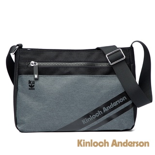 【Kinloch Anderson】Even拉鍊方形側揹包 黑色