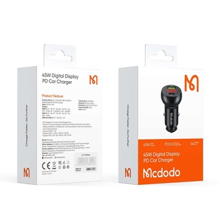 MCDODO CC-7030 PD+QC USB 45W 快充 一對二 車充 車載充電器 (台灣現貨)