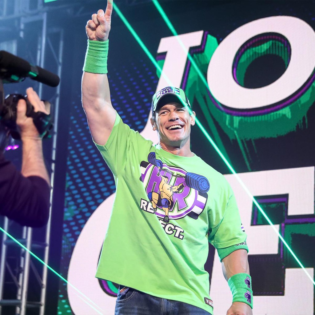 [美國瘋潮]正版 WWE John Cena Cenation Respect Tee 尊重國度最新人氣綠色款衣服熱賣中