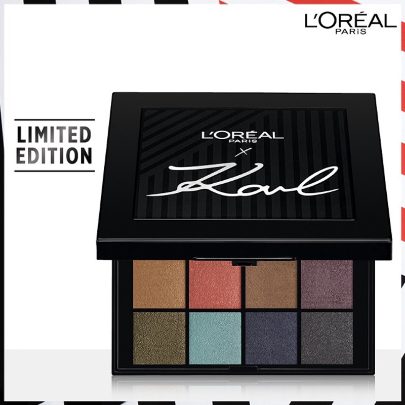 KARL LAGERFELD × L'Oreal Paris限量聯名訂製眼彩盤[限量]