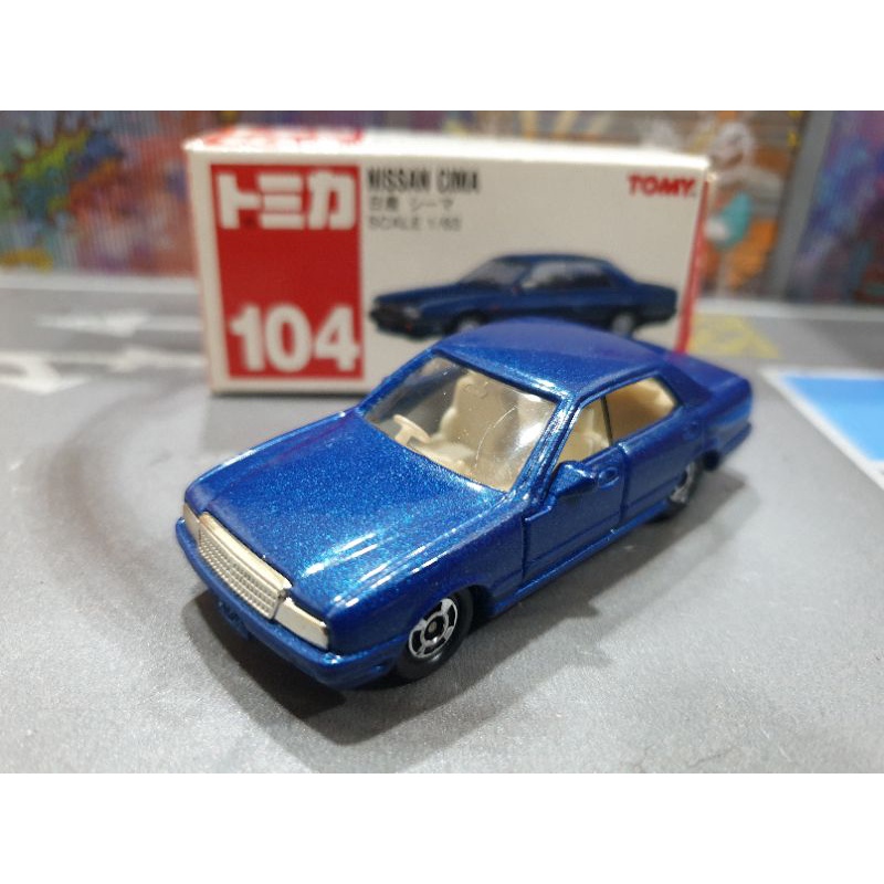 宥宥 TOMICA 多美小汽車 NO.104 NISSAN CIMA 紅標 TOMY